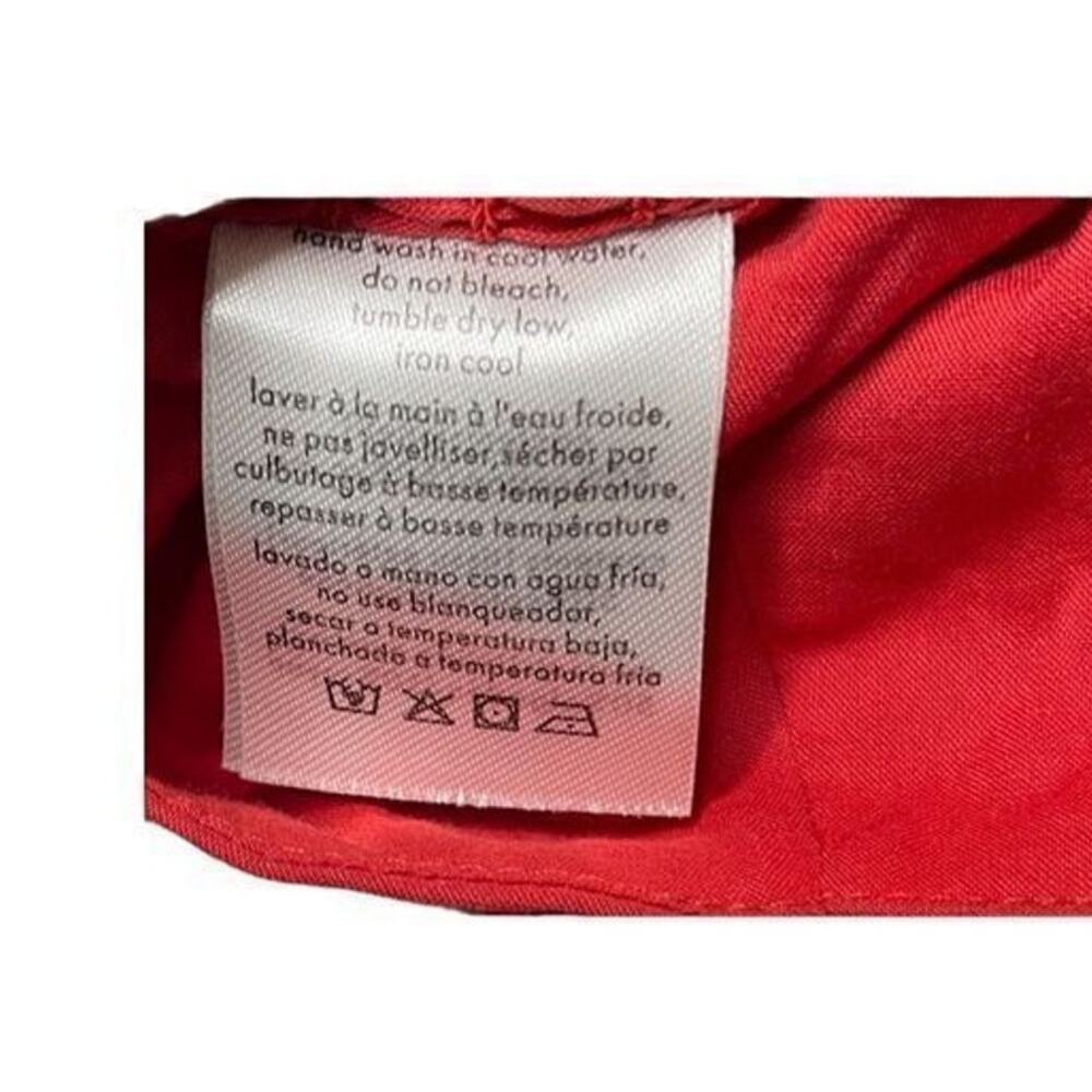 WeWoreWhat Solid Obe Ruby Coco Crop Top‎ Blouse L… - image 10